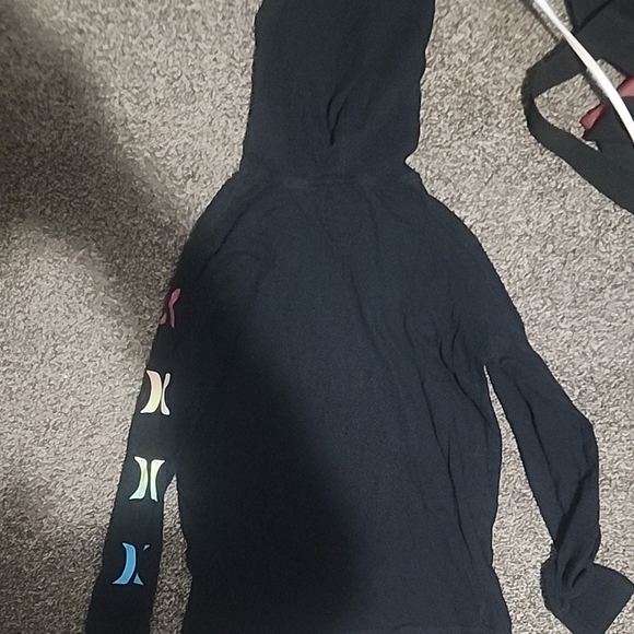 Hurley Kids Shark Graphic Hoodie - Black - Picture 3 of 3